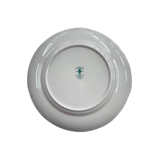 Crown Staffordshire Fine Bone China Blue Rose 8.25" Salad Plate Gold Trim - Picture 3 of 5